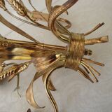 Chandelier brass ears of wheat
