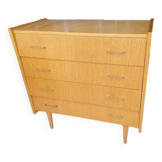 Dressing table chest of drawers 1950 60 4 drawers