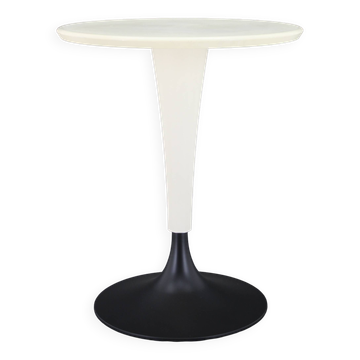 1990s Kartell Dr. Na Table in Cream White and Black by Philippe Starck, Italy