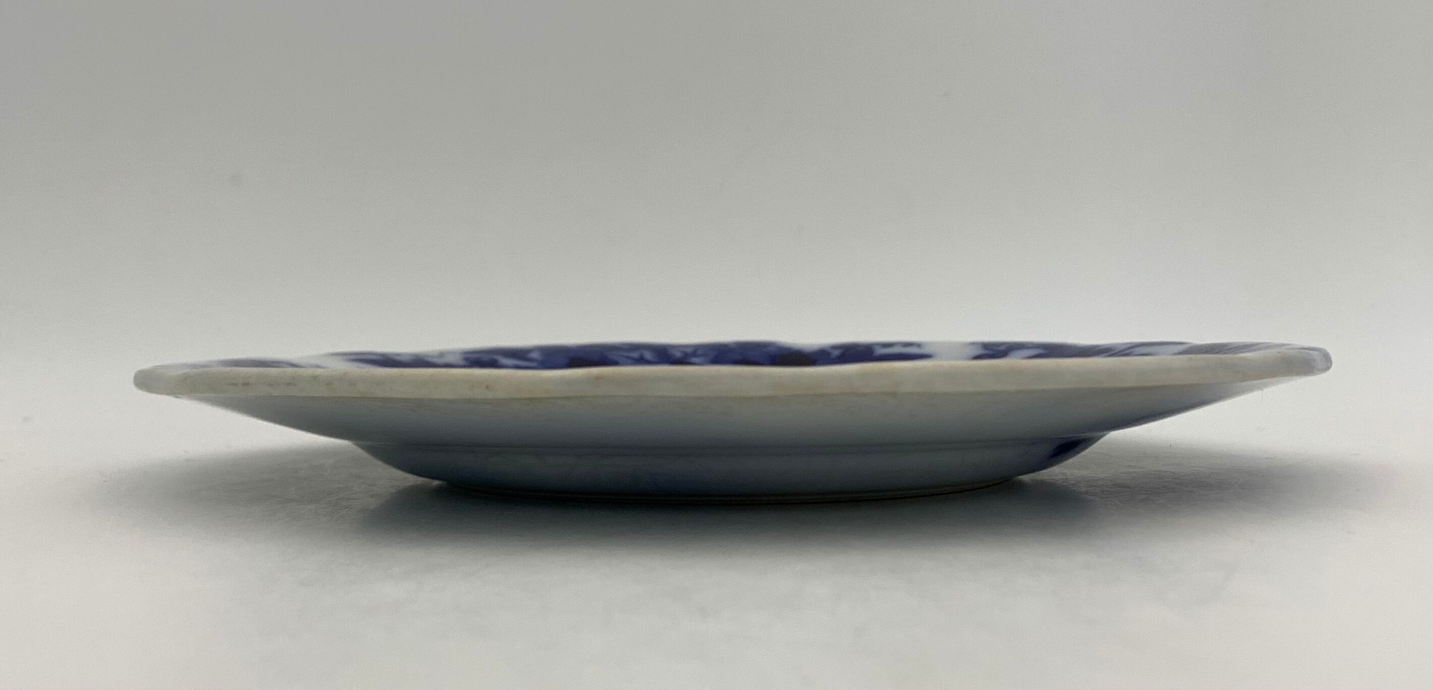 Old earthenware plate SARREGUEMINES, Bryonia model - Late 19th century