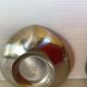 Paire de bougeoirs Celton denmark inox