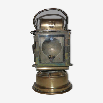 Lampe de cheminot ancienne « Albert Butin  »
