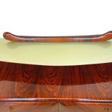 midcentury rosewood chest of drawers.