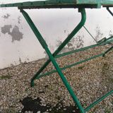 Folding garden table