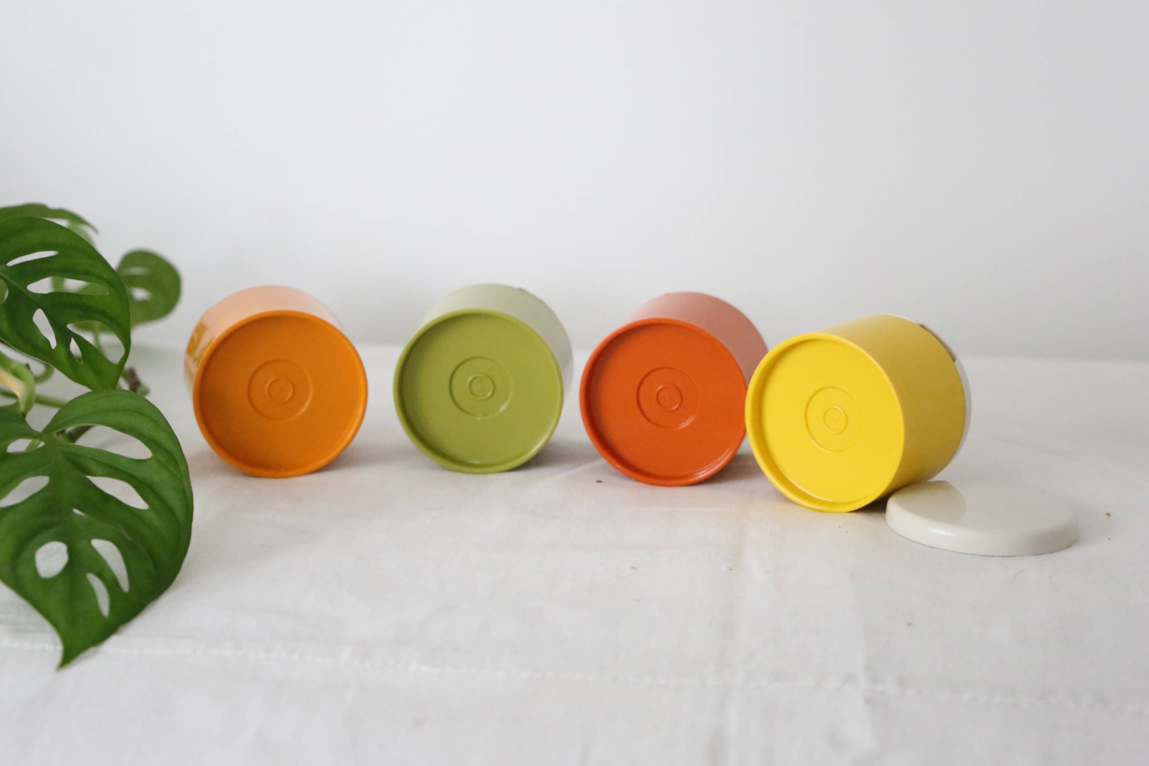 Set of salt and pepper, Tupperware, vintage