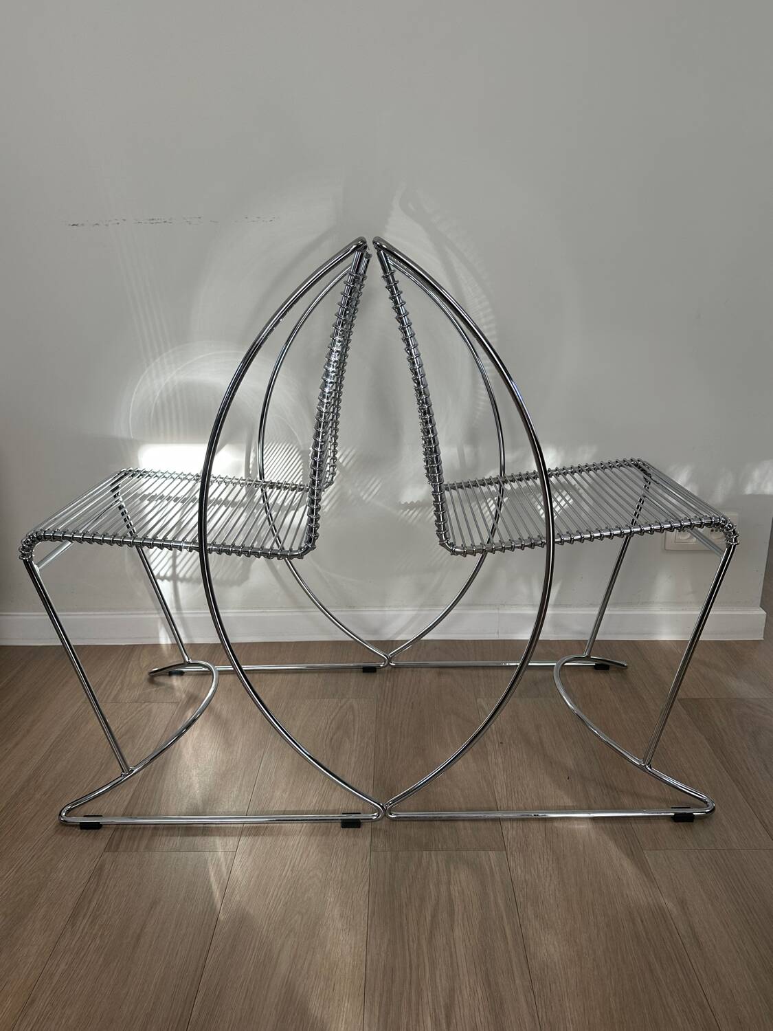 Pair of chairs, Till Behrens design, 1980s