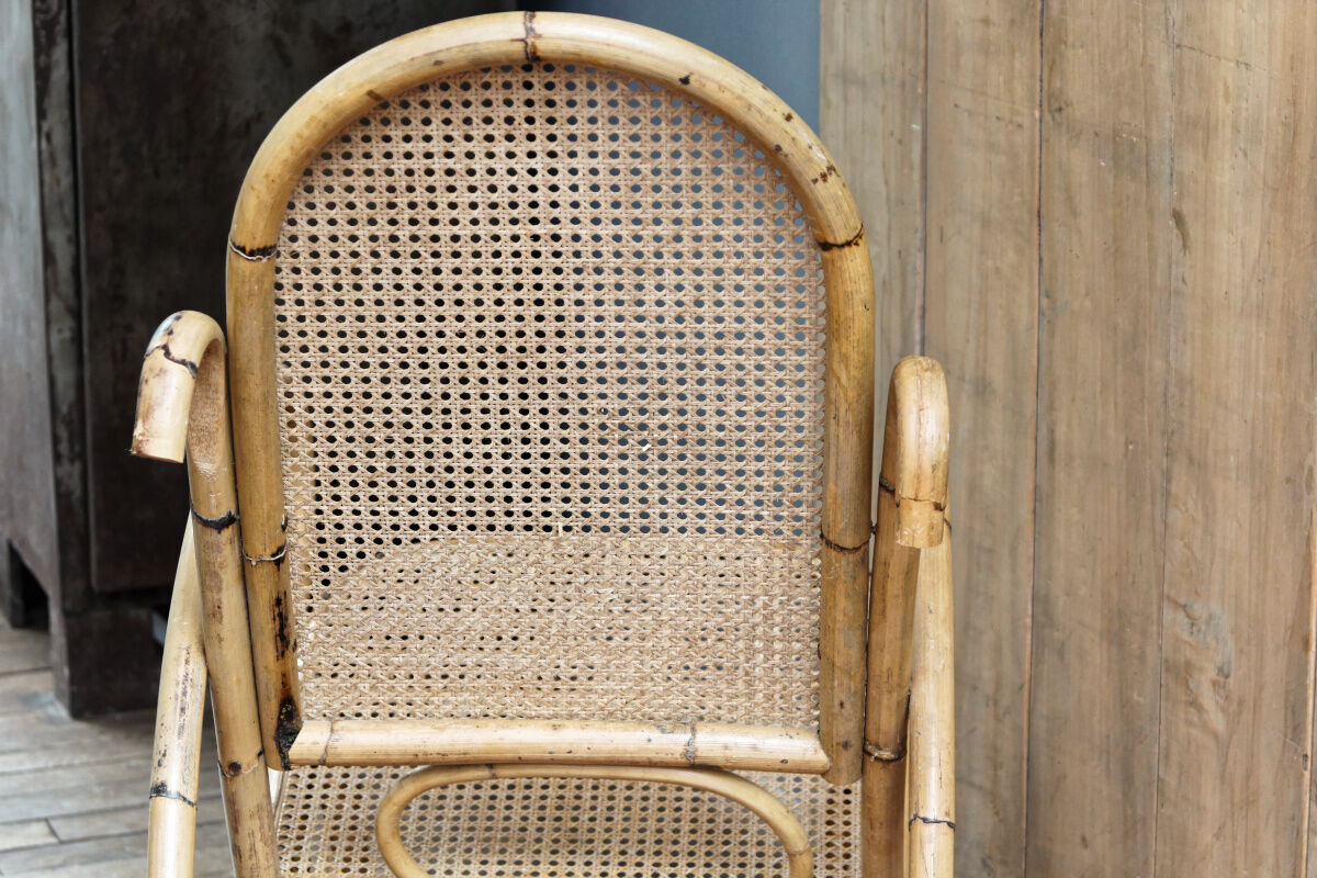 Bamboo rocking chair