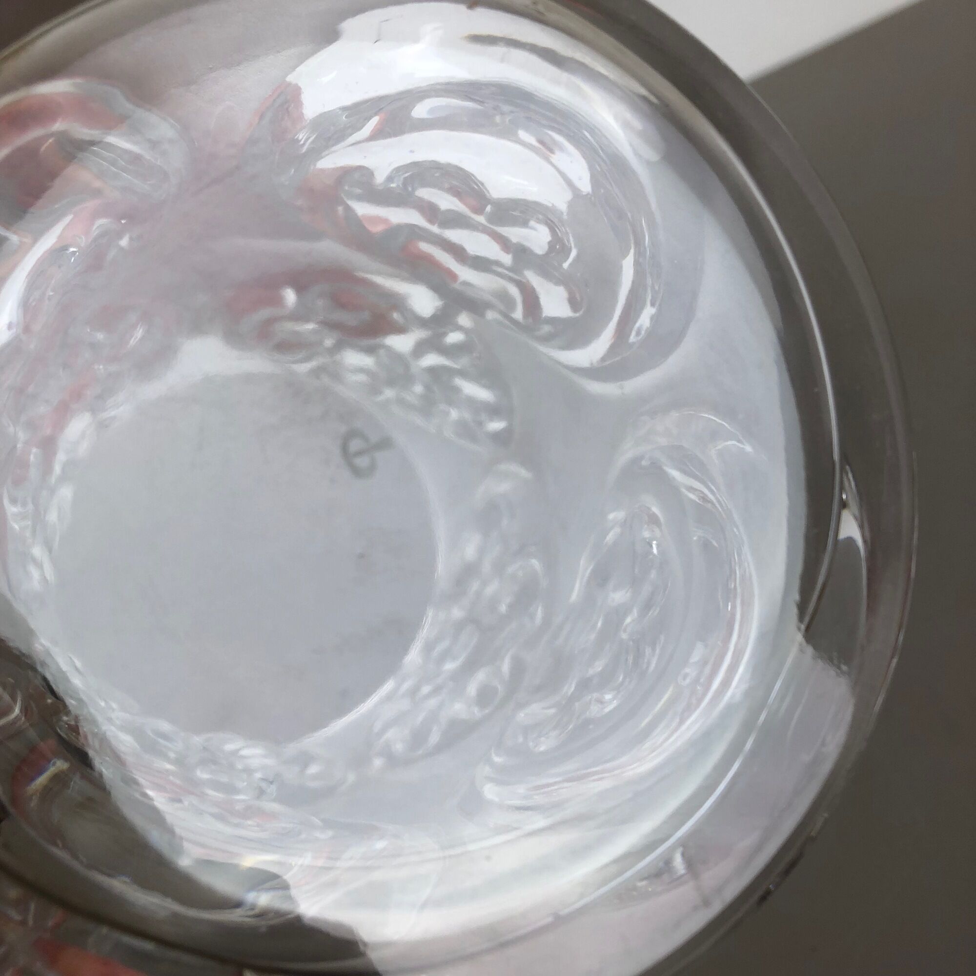 Hand blown "Brutalist" class vase by Peill and Putzler, Germany
