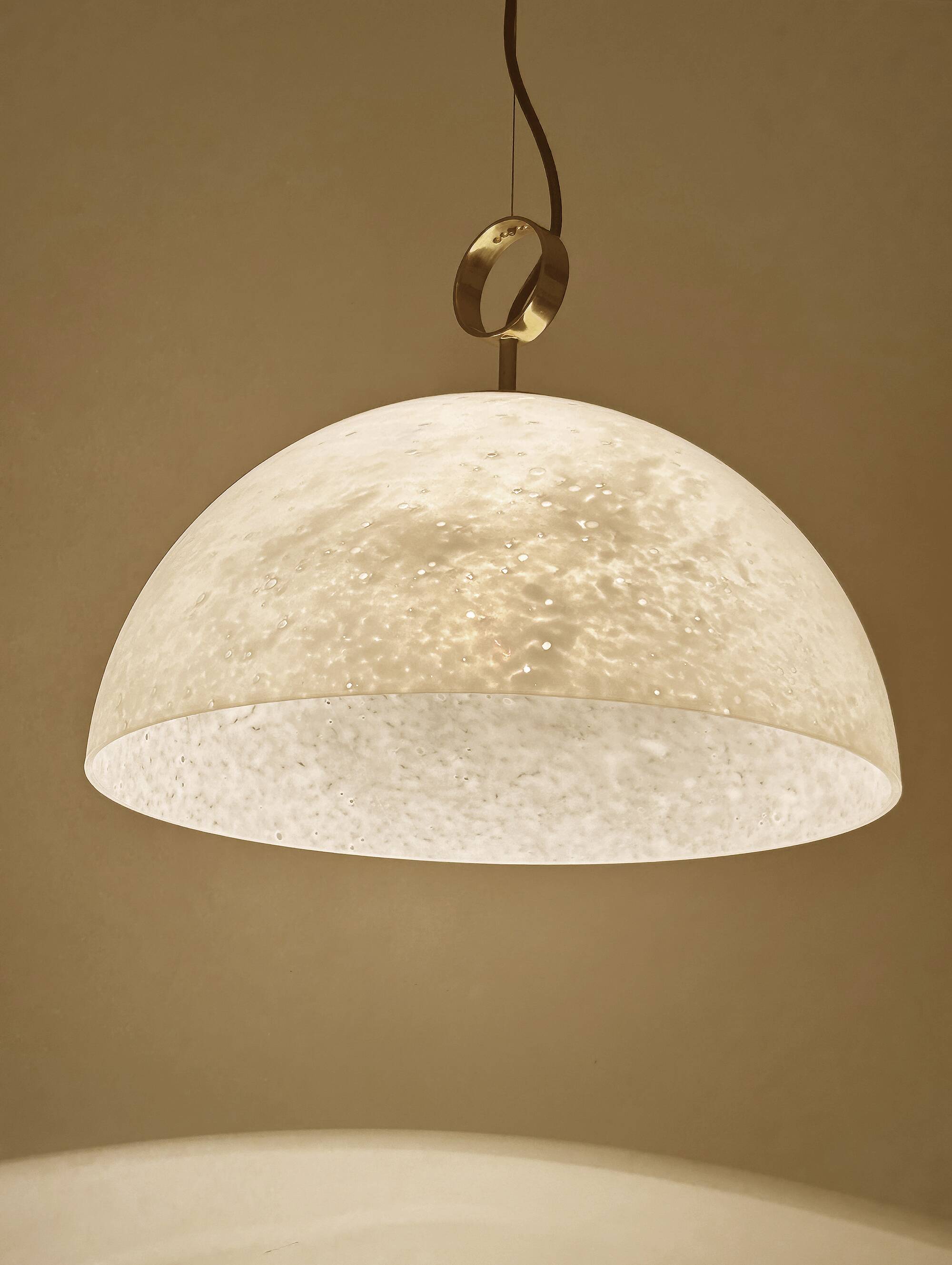 Vintage Limburg Glass Pendant Light
