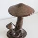 Lampe céramique champignons années 70