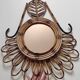 Miroir demi soleil roseaux