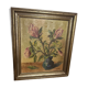 Bouquet de Fleur toile signé Charles Sodeur