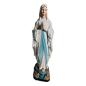 Statue en plâtre polychrome de la vierge
