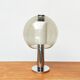 Floor lamp or globe table lamp in chrome and glass, mid-century space, 1960s.