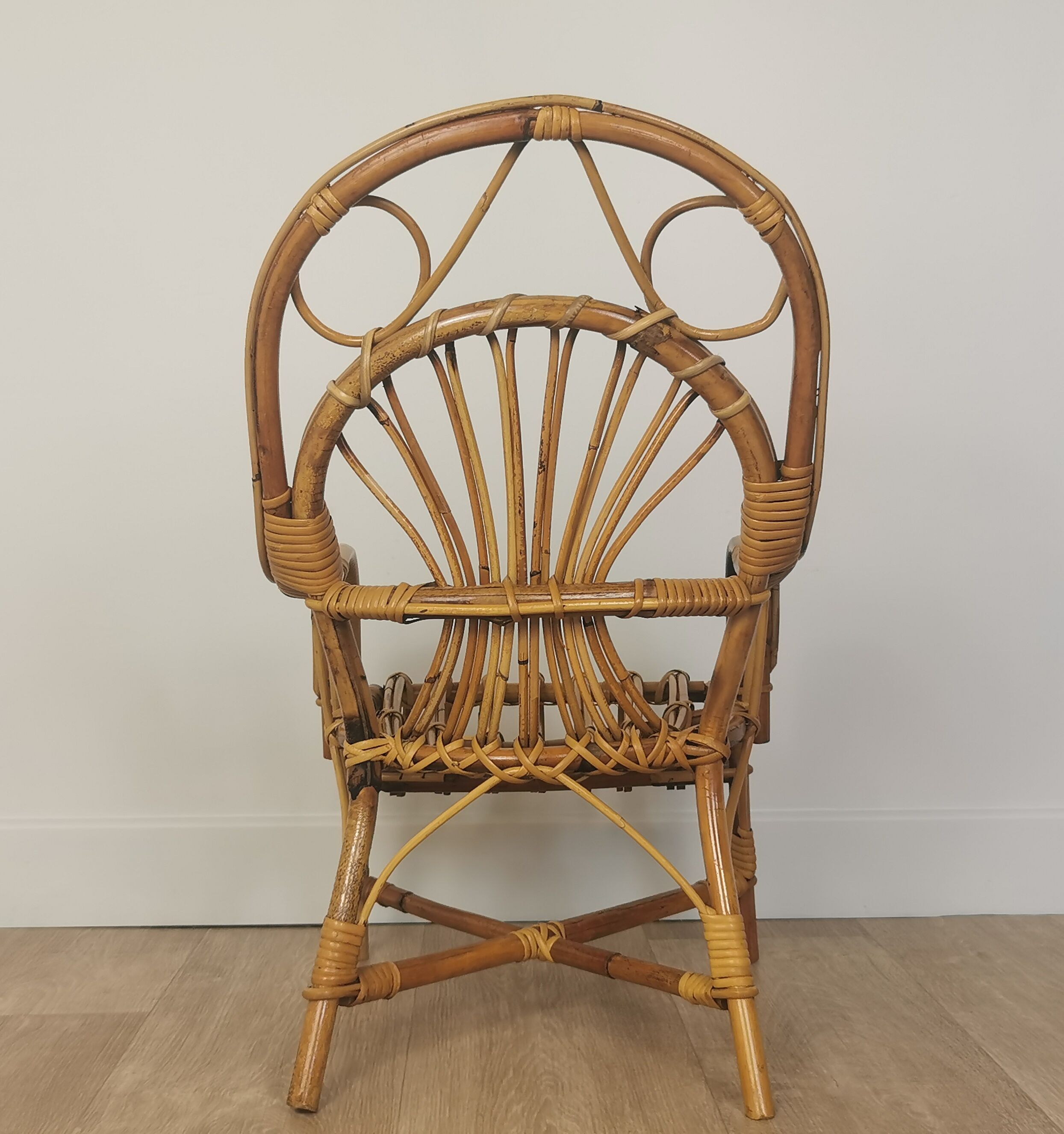 Children's rattan chair