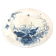 Gien Earthenware Antique Serving Dish Bird Decor