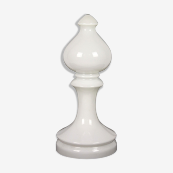 Glass Bishop Chess Table Lamp by Ivan Jakeš for Osvětlovací Sklo Valašské Meziříčí, 1970s
