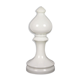 Glass Bishop Chess Table Lamp by Ivan Jakeš for Osvětlovací Sklo Valašské Meziříčí, 1970s