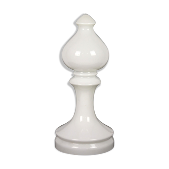 Glass Bishop Chess Table Lamp by Ivan Jakeš for Osvětlovací Sklo Valašské Meziříčí, 1970s