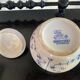 English sugar bowl in half-porcelain, antique.