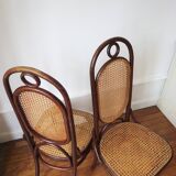 2 nice chairs thonet n ° 17 bentwood and caning