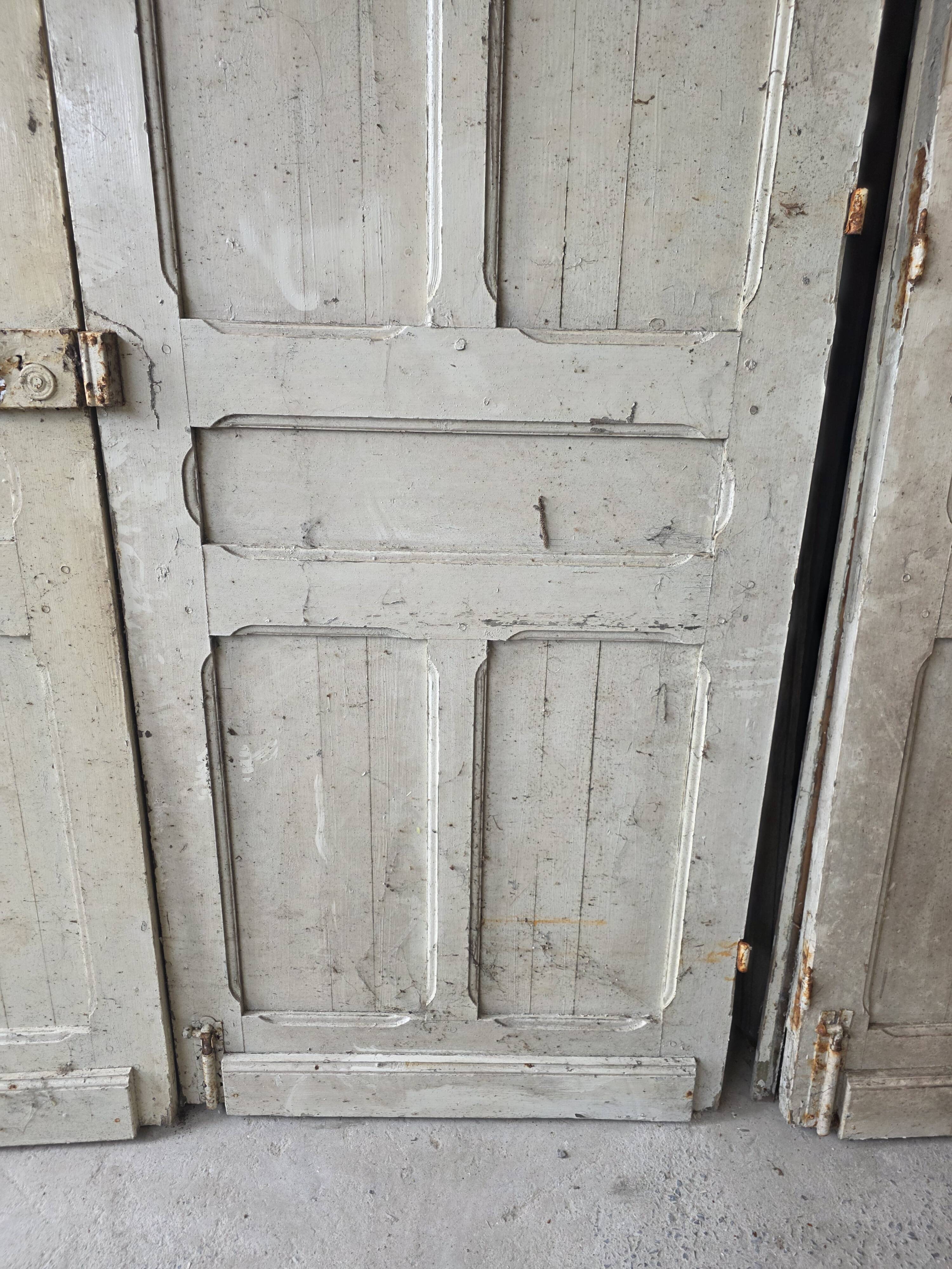 4 old partition doors