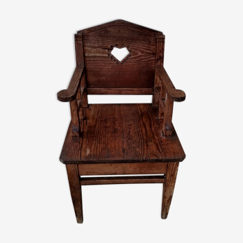 Seat throne oak