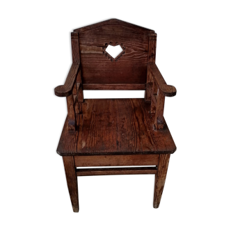 Seat throne oak
