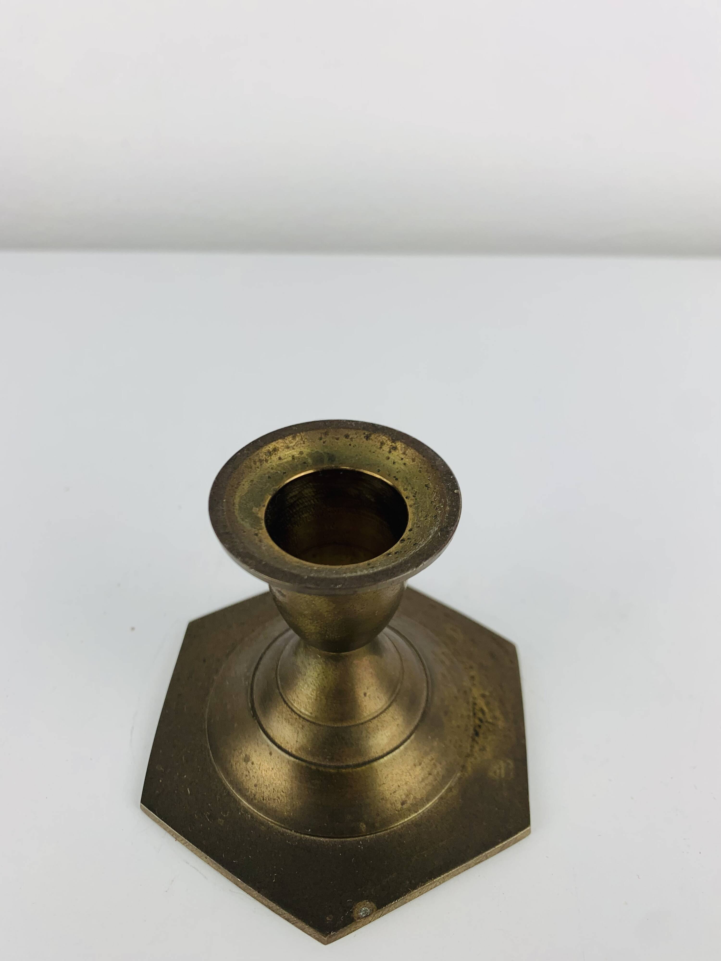 Vintage brass candlestick