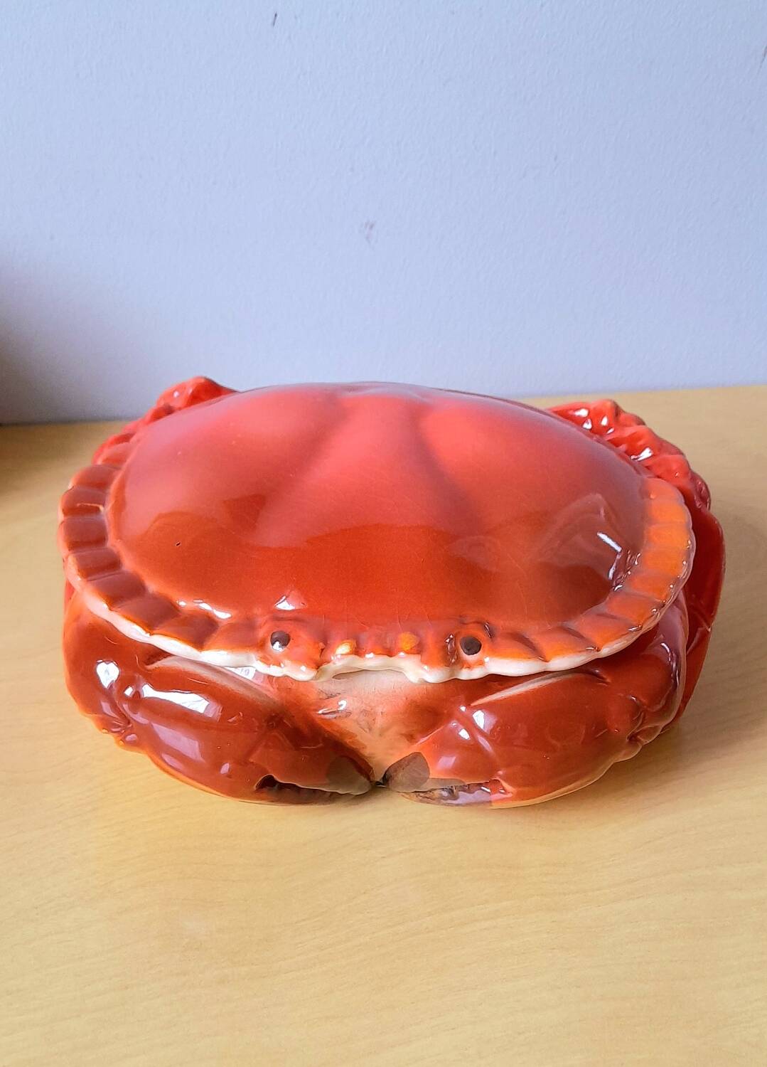 Ceramic crab terrine, M.Caugnant, 1950