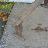 Large oak farm bench