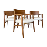 Set of 4 Brera Natuzzi armchairs