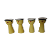 set of 4 tall chick shells Goebel Germany