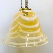 Original Venetian Murano Striped Art Glass Pendant Lamp Fazzoletto, Italy,