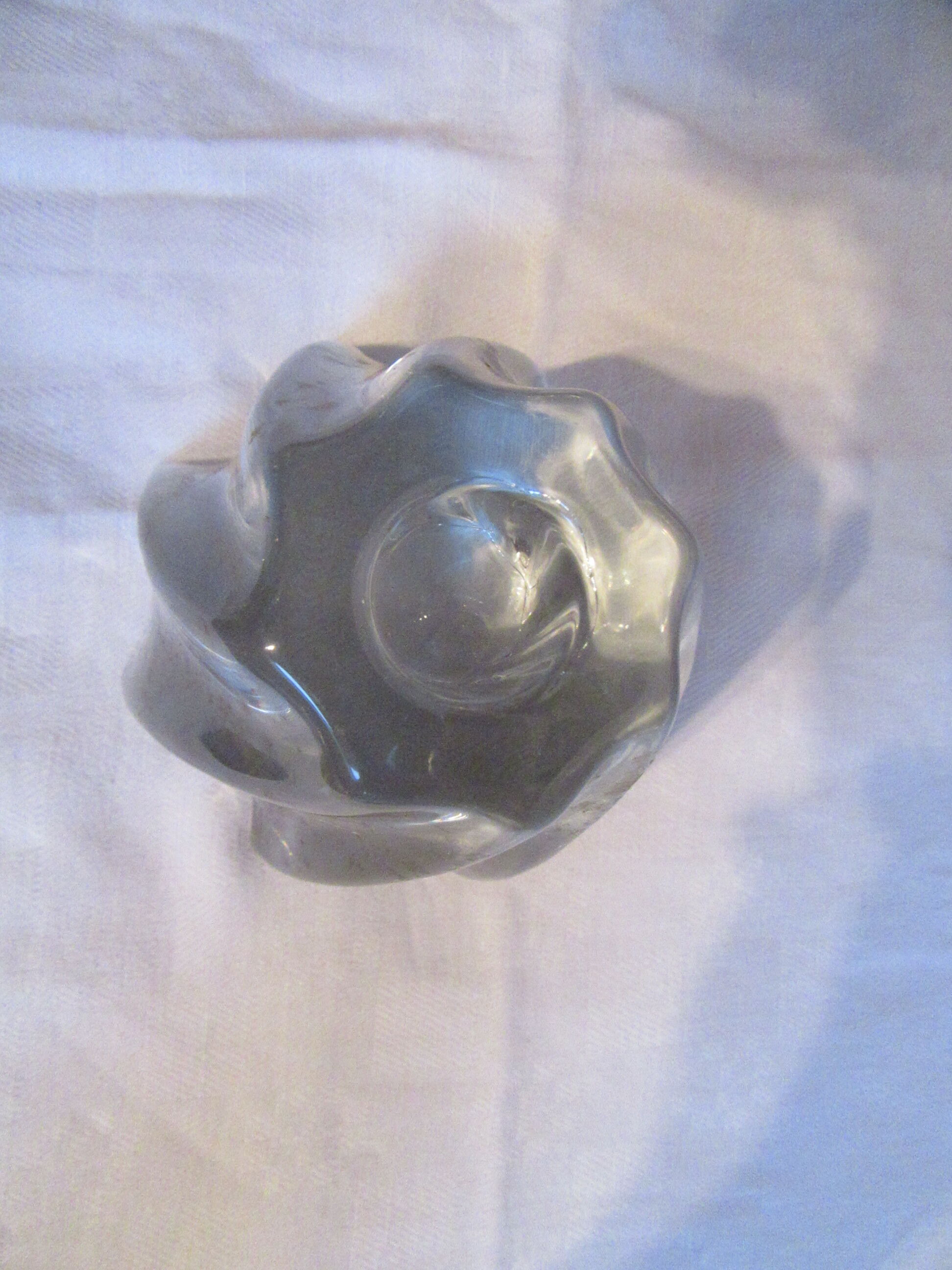 Baccarat crystal candleholder