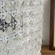 Large square wall lamp ceiling light transparent glass vintage fixture