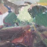 Helge Cardell, Swedish Modern Painting, 1960s, Oil on Canvas, Framed