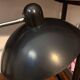 Lampe industrielle noir bureau space age made in France 70s 80s vintage