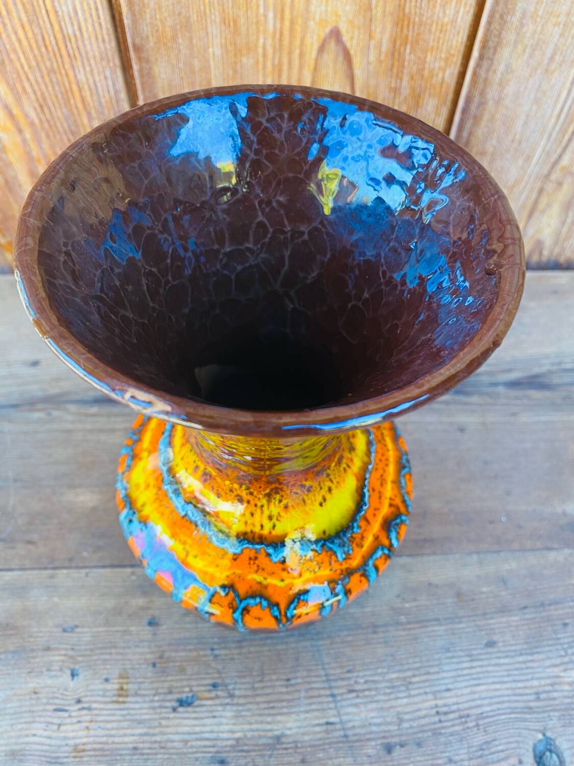 Fat Lava Vase Vallauris