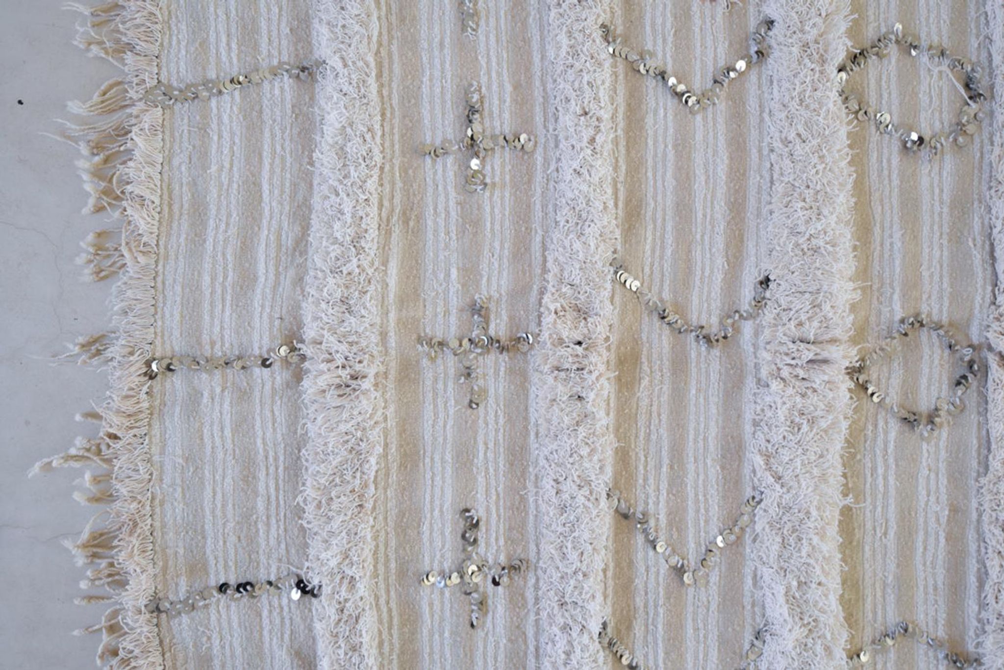 Tapis handira marocain 95x210cm