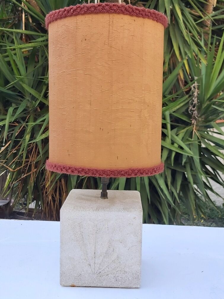 Vintage stone lamp 70s
