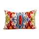 Coussin en velours İkat