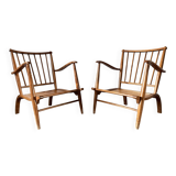 2 vintage Scandinavian armchairs from Ster Gelderland