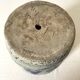 Flowerpot and flower pick, salt pottery, 1970s