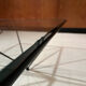 Table basse verre et acier type Alanda 1990