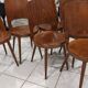 Set of 8 Baumann Bistrot chairs, Mondor model, vintage 1970s