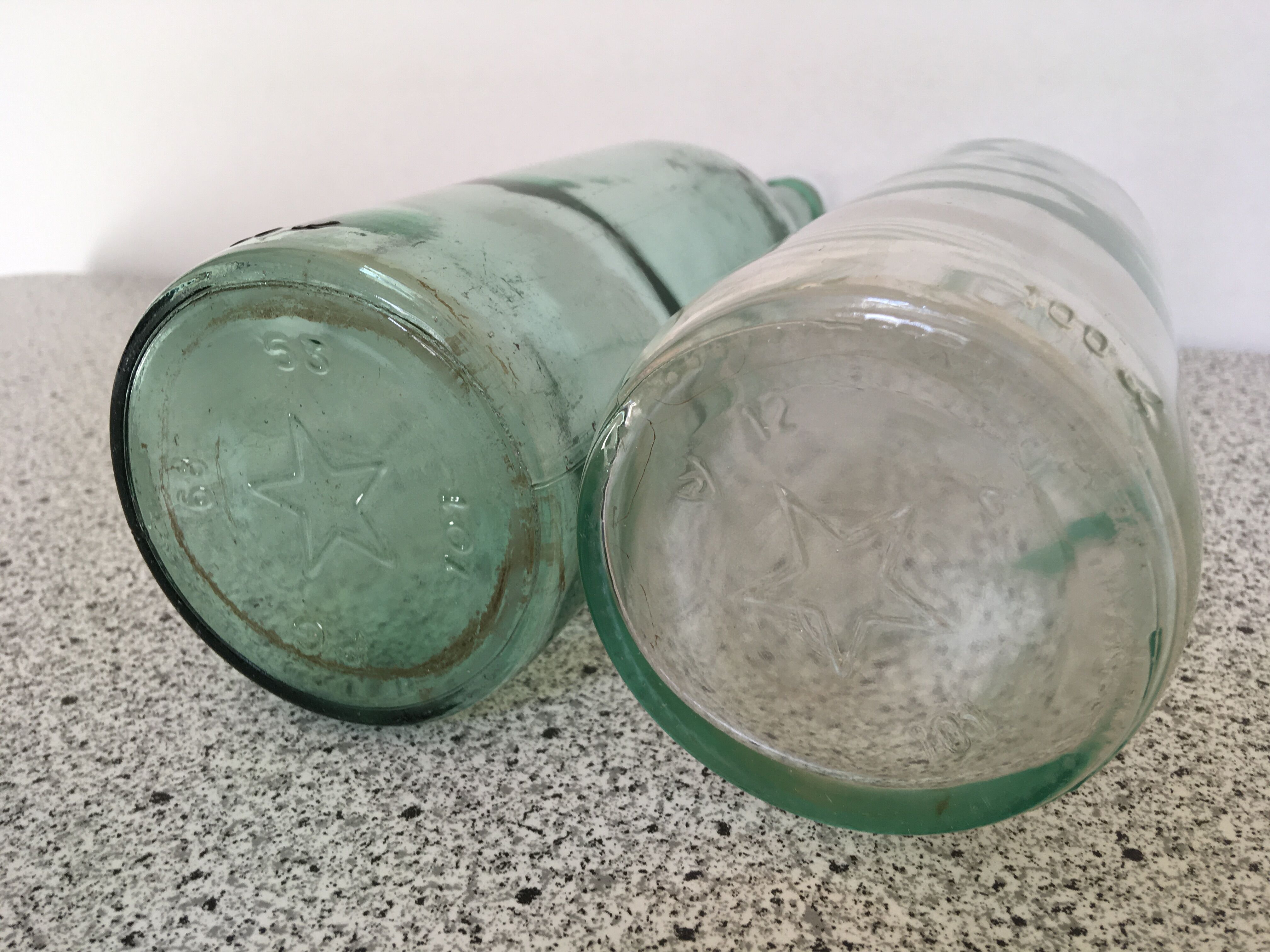 Two 1L star bottles