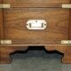 Restored leather military campaign desk Harrods Kennedy
