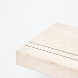 Vintage travertine console table