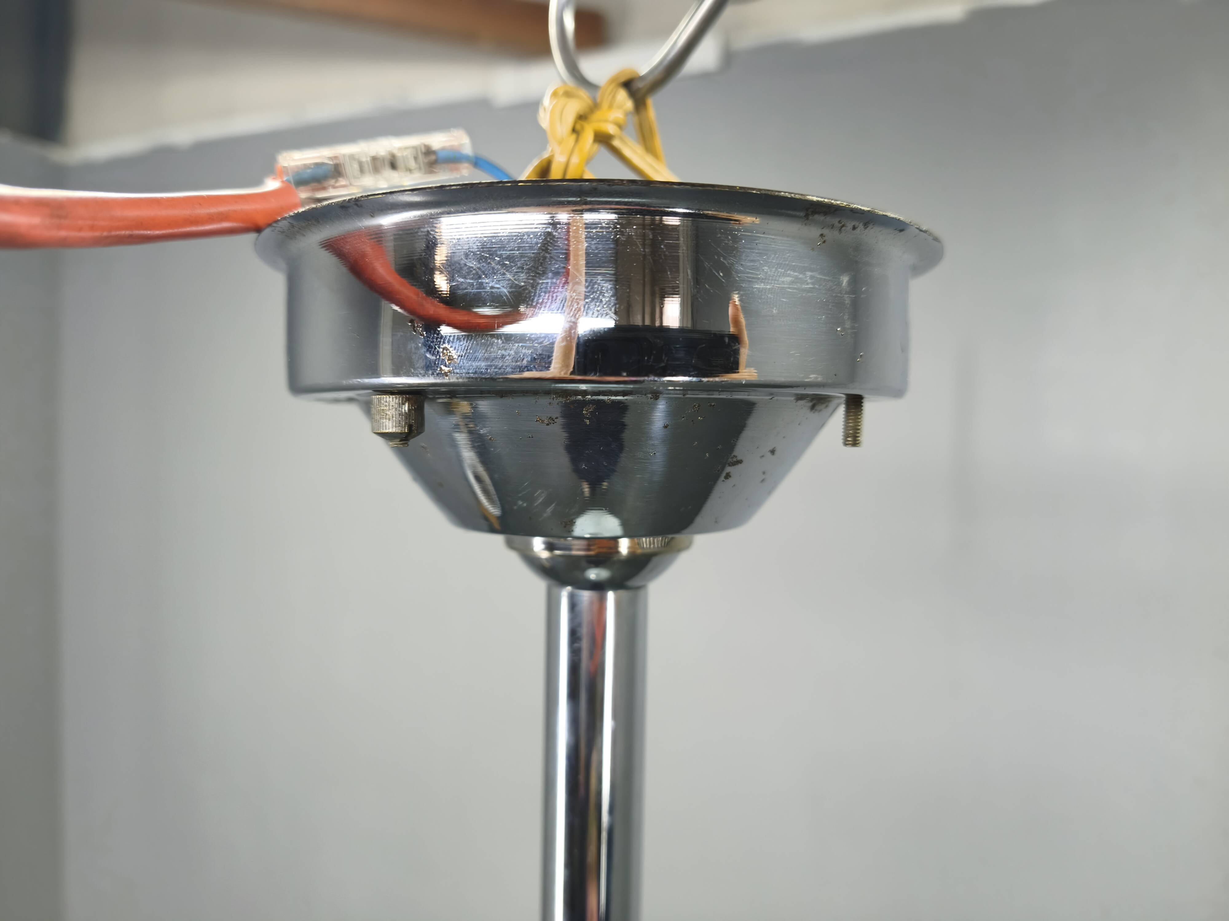 Rare Bauhaus Adjustable Ceiling Light by Otto Mueller, 1930s